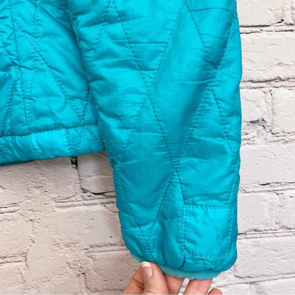 Patagonia Nano Puff Primaloft Diamond Quilted Full-Zip Jacket Turquoise Sz S/M - Picture 15 of 15